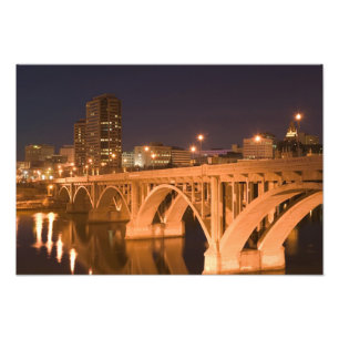 Canada, Saskatchewan, Saskatoon: Broadway Foto Afdruk