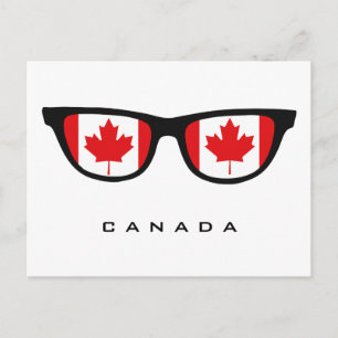 Canada Shades texte personnalisé et carte postale 