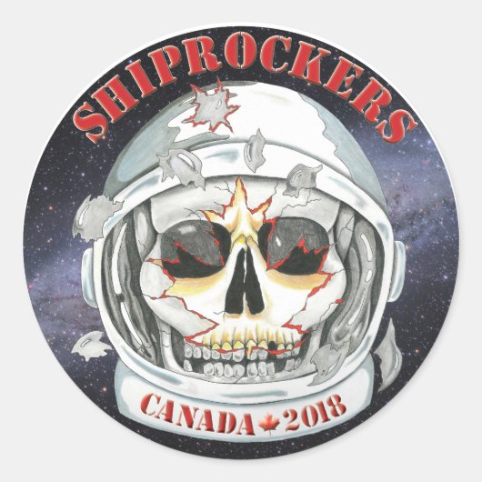 Canada Shiprockers 2018 Sticker (Voorkant)