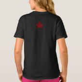 Canada Shirt Kind biologische Canada Souvenir Shir (Achterkant)