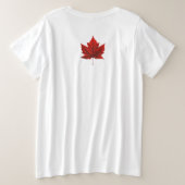 Canada Shirt Plus Grootte Maple Leaf Baseball Jers (Design achterkant)