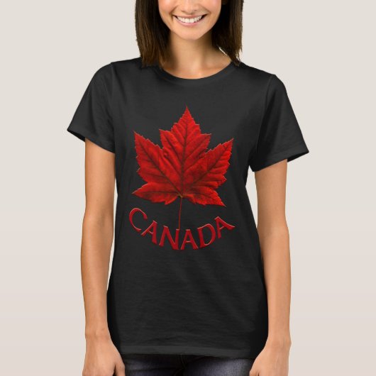 Canada Shirt Women's Plus Size Canada Souvenir T (Voorkant)