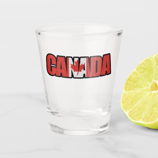 Canada Shot Glas (Voorkant)