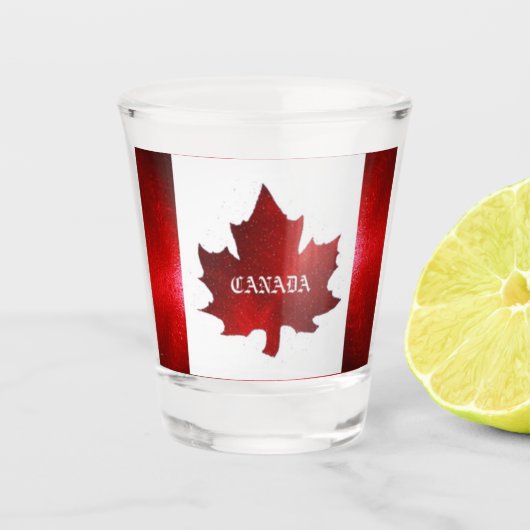 canada shot glas (Voorkant)
