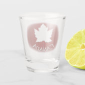 Canada Shot Glasses Canada Maple Leaf Souvenir Shot Glas (Achterkant)