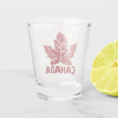 Canada Shot Glasses Custom Cool Canada Souvenirs Glas (Achterkant)