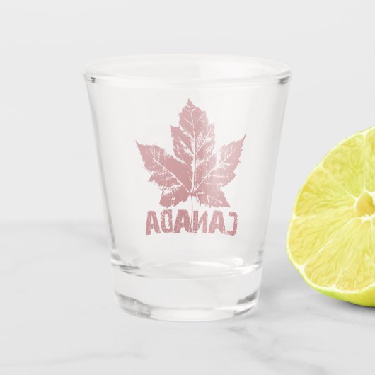 Canada Shot Glasses Custom Cool Canada Souvenirs Shot Glas (Achterkant)