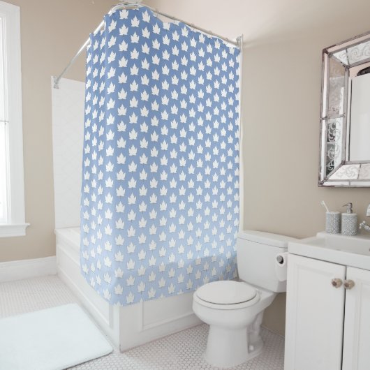 Canada Shower Curtain Canada Maple Leaf Decor Douchegordijn (In situ)