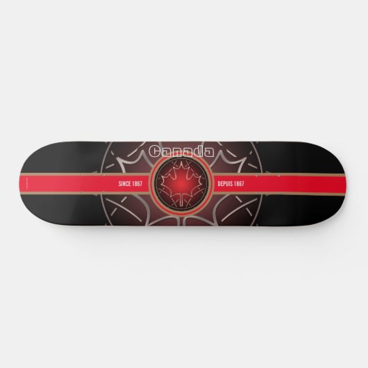 Canada sinds 1867 Airbrush Skateboard (Horizontaal)