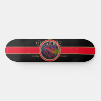 Canada sinds 1867 Aurora (Zwart) Skateboard