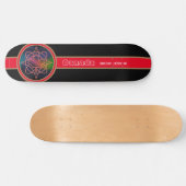 Canada sinds 1867 Zwarte Aurora Skateboard (Horizontaal)