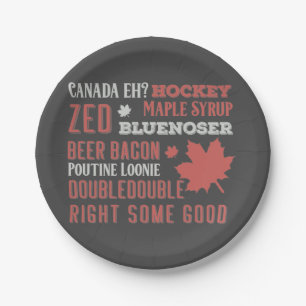 Canada Slang Subway Art Papieren Bordje