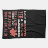 Canada Slang Subway Art Theedoek (Horizontaal)