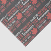 Canada Slang Subway Art Tissuepapier (Detail)