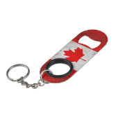 Canada Sleutelhanger Flessenopener (Voorkant Gekanteld)