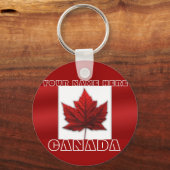 Canada Sleutelhanger - Gepersonaliseerde Canada Sl (Voorkant)
