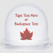 Canada Snow Globe Custom Canada Snow Globes (Arrière)