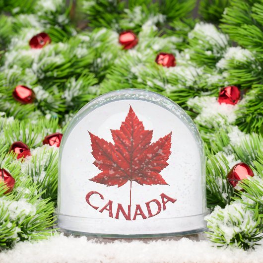 Canada Snow Globe Custom Canada Snowglobe Sneeuwbol (Kerstmis)