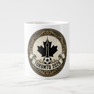Canada Soccer Fan Coffee Cup  Toronto Gaststad Extra Grote Beker