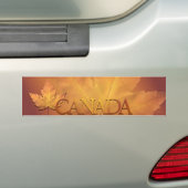 Canada Souvenir Bumpersticker Maple Leaf Sticker (Op auto)
