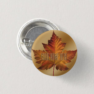 Canada Souvenir Buttonnen Canada Maple Leaf Pin Ronde Button 3,2 Cm