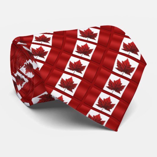 Canada Souvenir Cravates Canada Drapeau cravates c (Roulé)