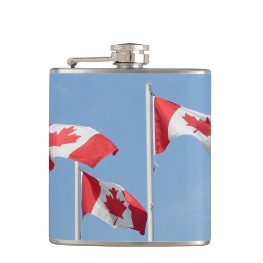 Canada Souvenir Flask Canada Flag Drink Flask Gift Heupfles (Voorkant)