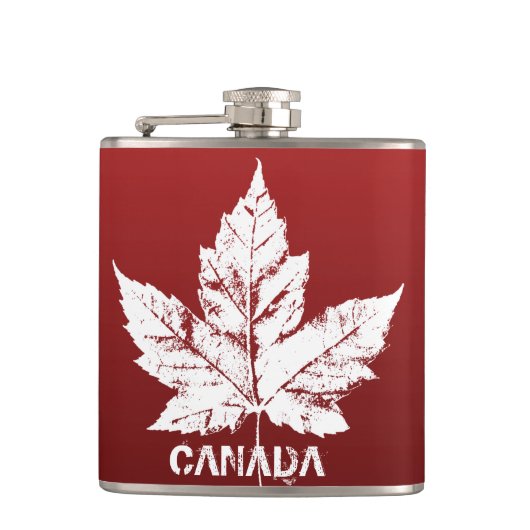 Canada Souvenir Flask Custom Canada Drink Flask Heupfles (Voorkant)