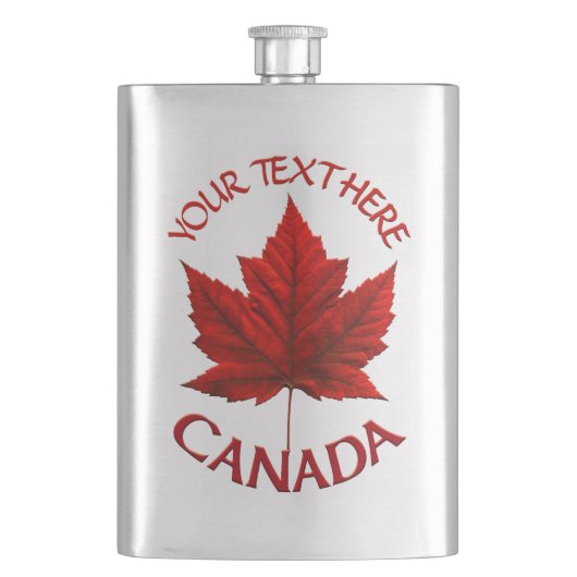 Canada Souvenir Flesje Aangepaste Canada Drinkfles Flacon (Voorkant)