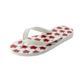 Canada Souvenir Flip Flop Sandals Canada Shoes (Schuin)
