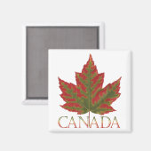 Canada Souvenir Fridge Magnet Canada Keepsakes Magneet (Voorkant / Achterkant)