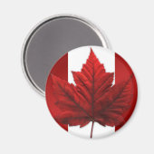 Canada Souvenir Fridge Magnet Canada Maple Leaf Magneet (Voorkant / Achterkant)
