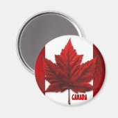 Canada Souvenir Fridge Magnet Canada Maple Leaf Magneet (Voorkant / Achterkant)