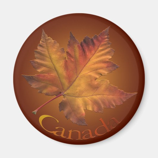 Canada Souvenir Fridge Magnet Maple Leaf Magnet Magneet (Voorkant)
