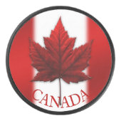 Canada Souvenir Hockey Puck Classic Maple Leaf (Voorkant)