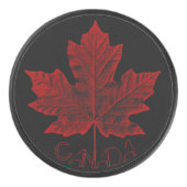 Canada Souvenir Hockey Puck  Rood (Voorkant)