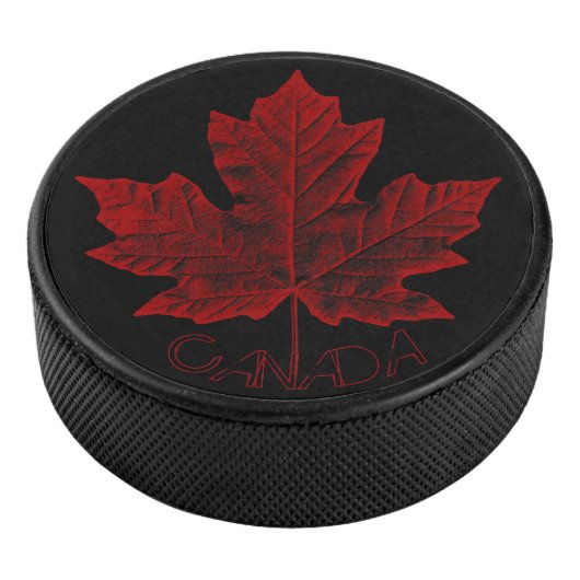 Canada Souvenir Hockey Puck  Rood (3/4)