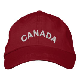 Canada Souvenir Honkbal Pet Geborduurd Aanpassen