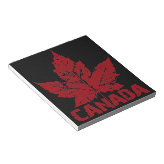 Canada Souvenir Notepad Retro Canada - cadeaus Notitieblok (Schuin)