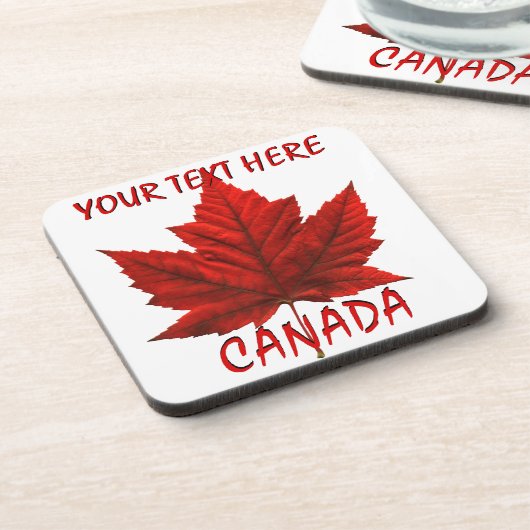 Canada Souvenir Onderzetter Custom Canada Onderzet (Linkerzijde)