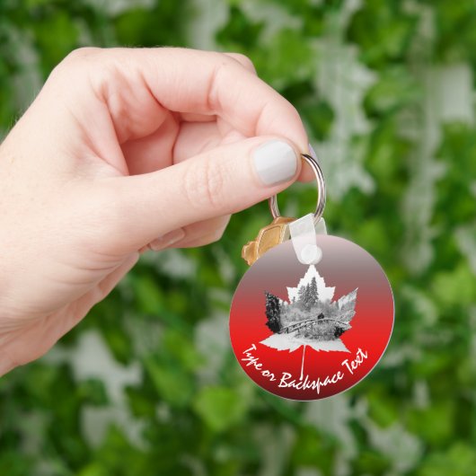 Canada Souvenir Sleutelhanger Custom Canada Keepsa (Hand)
