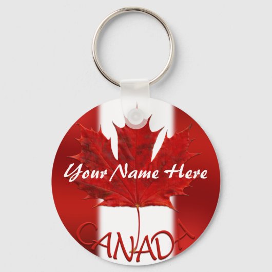 Canada Souvenir Sleutelhanger Personalized Canada  (Voorkant)