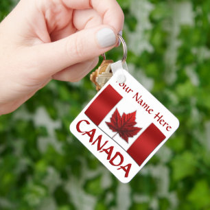 Canada Souvenir Sleutelhangers Canada Vlag Sleutel