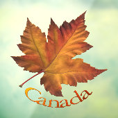 Canada Souvenir Sticker Custom Maple Leaf Decal (Vel 3)