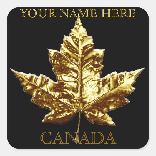 Canada Souvenir Stickers Custom Canada Sticker (Voorkant)