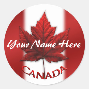 Canada Souvenir Stickers Personalized Canada Gift