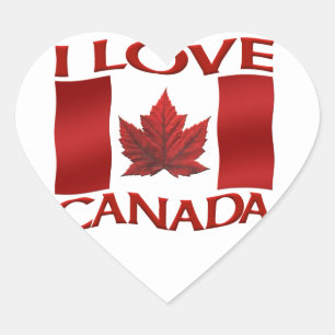 Canada Souvenir Stickers Red Maple Leaf Stickers