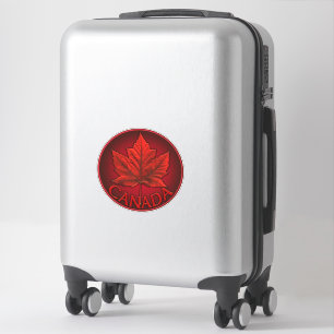 Canada Souvenir Stickers Red Maple Leaf Stickers