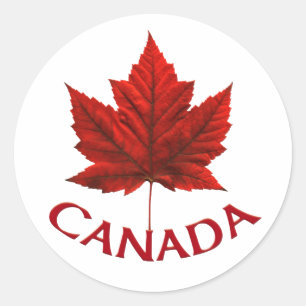 Canada Souvenir Stickers Rood Esdoornblad Stickers