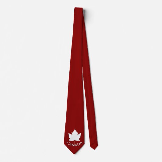 Canada Souvenir Stropdas Fun Canada Maple Leaf Str (Voorkant)